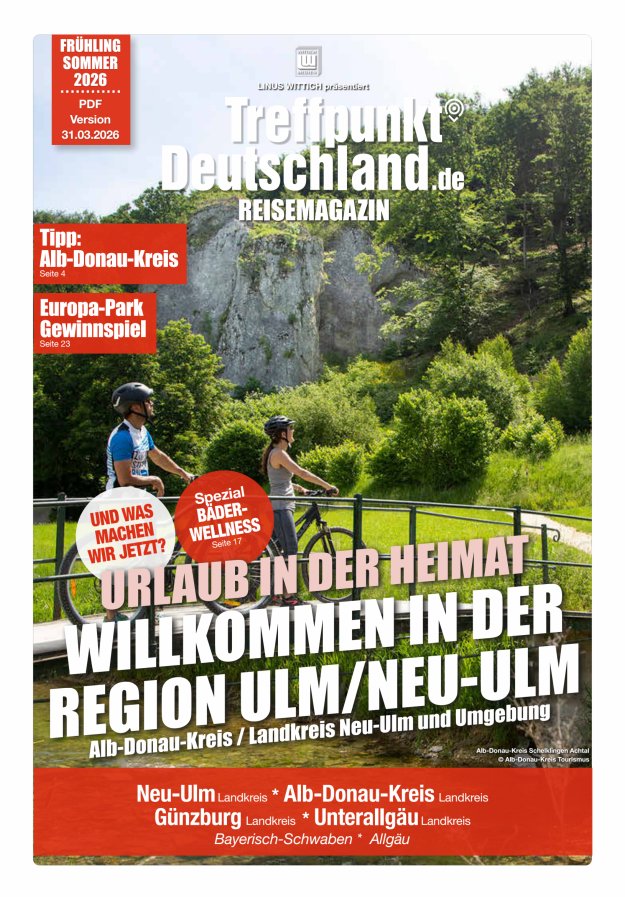 TreffpunktDeutschland Region Ulm & Neu-Ulm Reisemagazin Titelblatt 05/2026