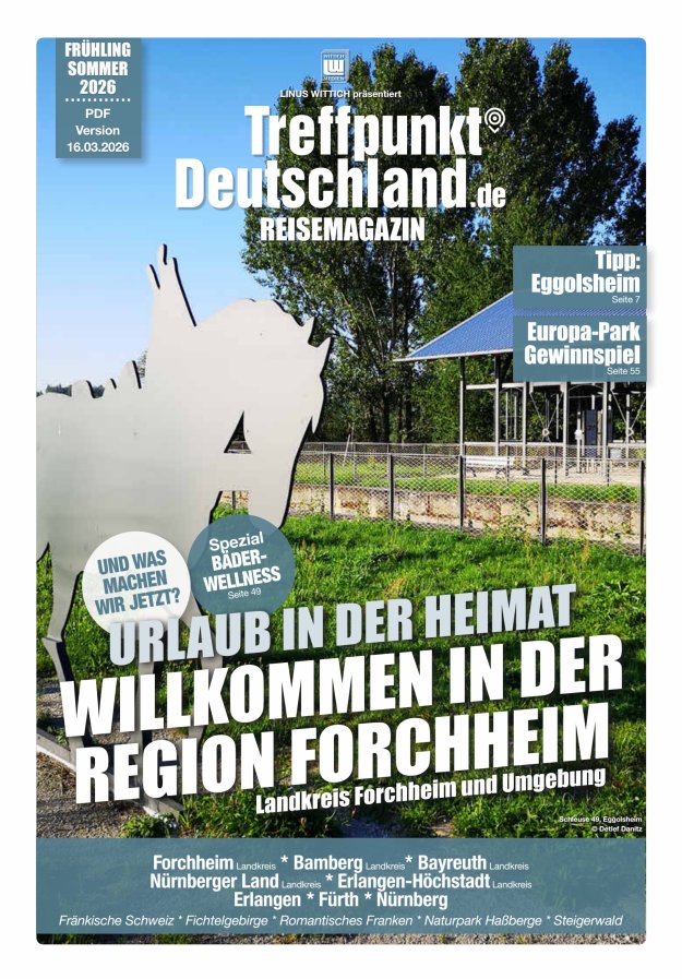 TreffpunktDeutschland Region Forchheim Reisemagazin Titelblatt 07/2026