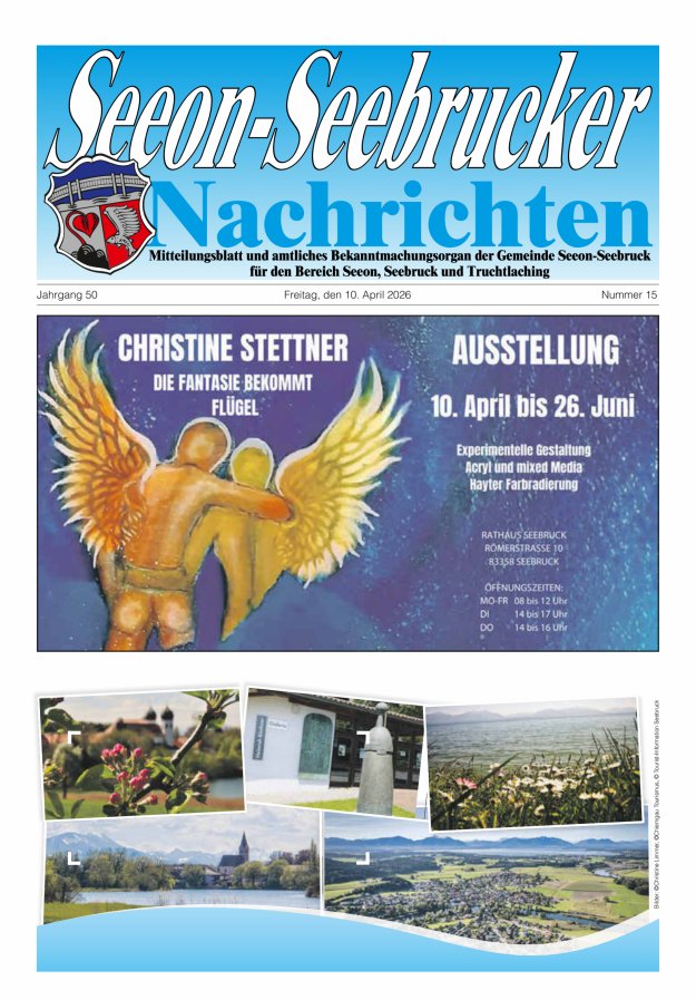 Seeon-Seebrucker Nachrichten Titelblatt 15/2026
