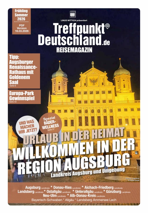 TreffpunktDeutschland Region Augsburg Reisemagazin Titelblatt 07/2026