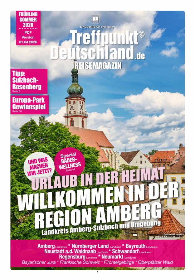 TreffpunktDeutschland Region Amberg Reisemagazin Titelblatt 05/2026
