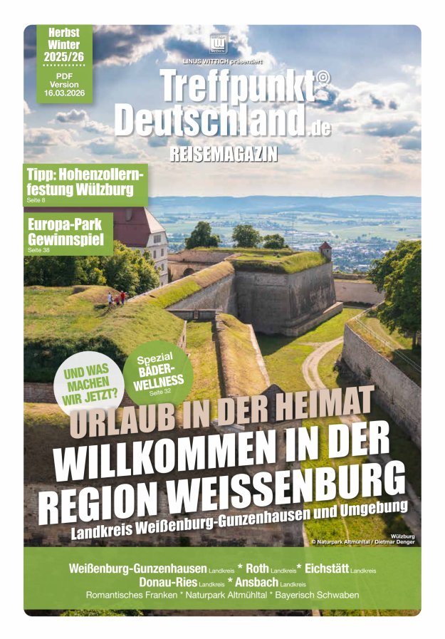 TreffpunktDeutschland Region Weißenburg Reisemagazin Titelblatt 07/2026