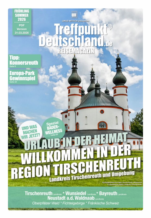 TreffpunktDeutschland Region Tirschenreuth Reisemagazin Titelblatt 05/2026