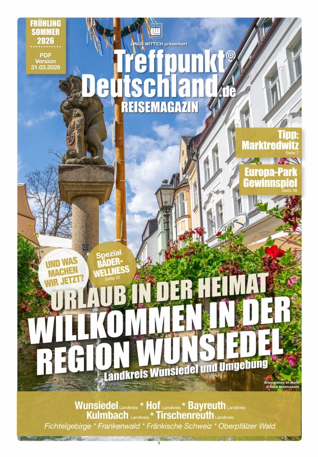 TreffpunktDeutschland Region Wunsiedel Reisemagazin Titelblatt 05/2026