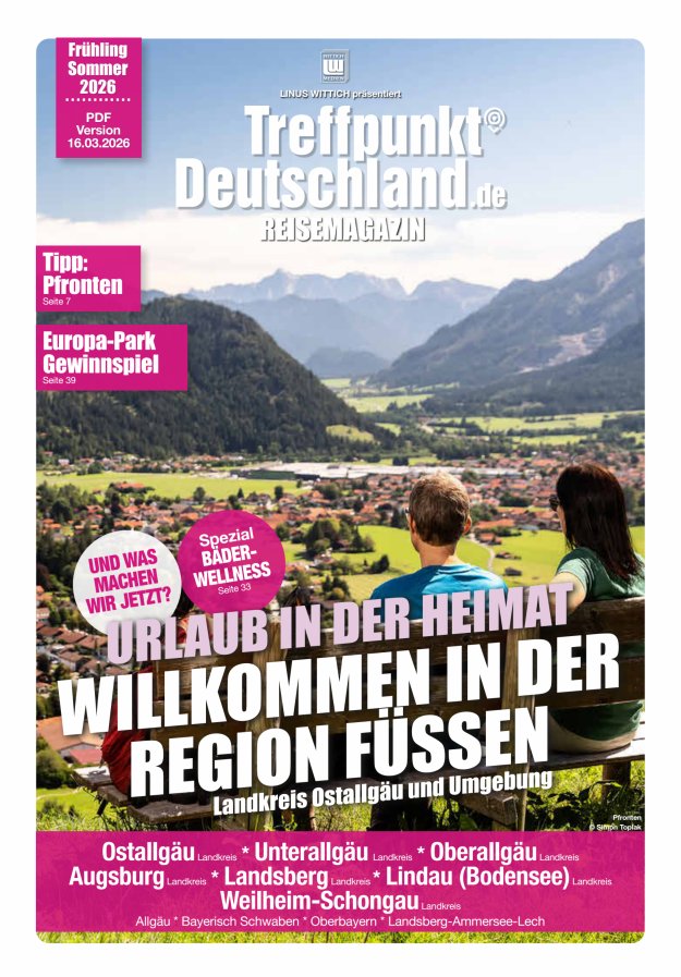 TreffpunktDeutschland Region Füssen Reisemagazin Titelblatt 06/2026