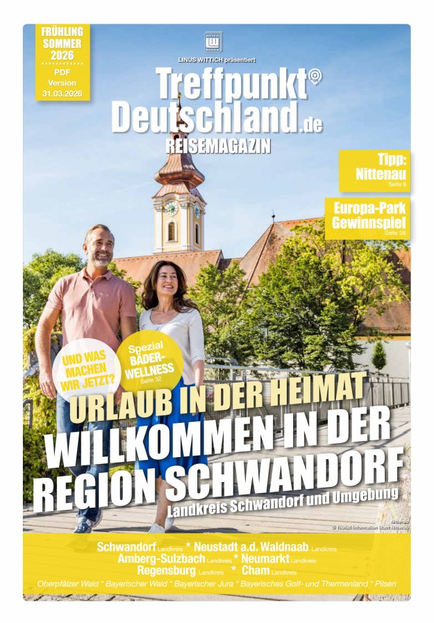 TreffpunktDeutschland Region Schwandorf Reisemagazin Titelblatt 05/2026
