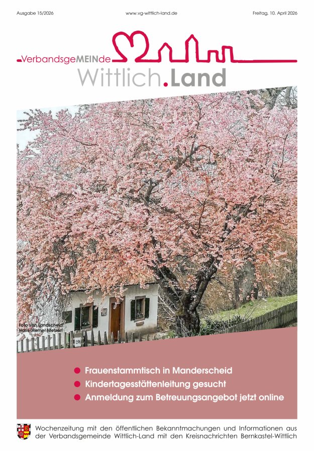 Mein Wittlich.Land Titelblatt 15/2026