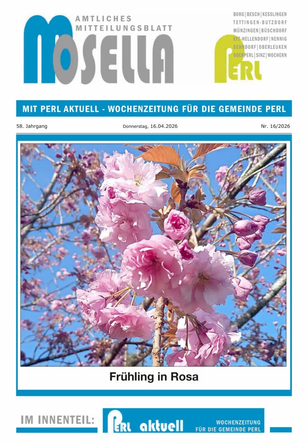 Mosella Perl Titelblatt 16/2026