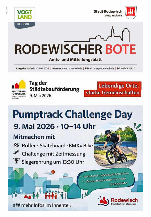 Rodewischer Bote Titelblatt 04/2026