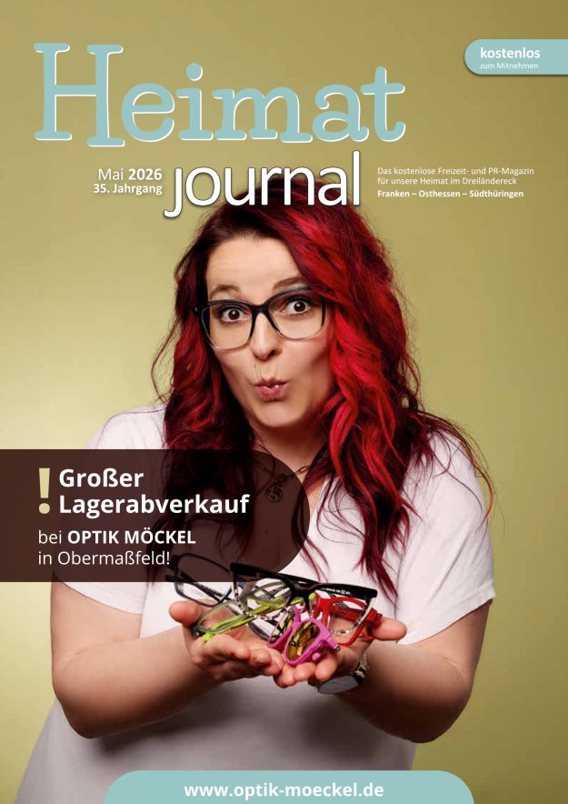 "Heimatjournal" im Dreiländereck Franken-Osthessen-Südthüringen Titelblatt 04/2026