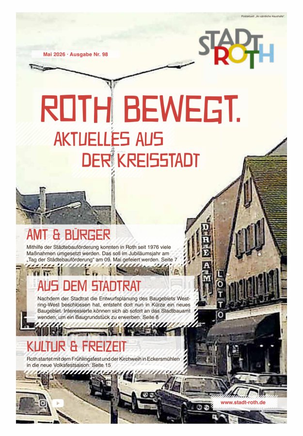 Roth bewegt. Titelblatt 98/2026