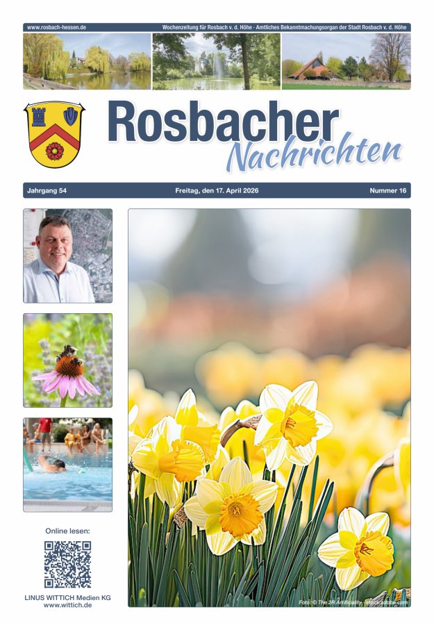 Rosbacher Nachrichten Titelblatt 16/2026