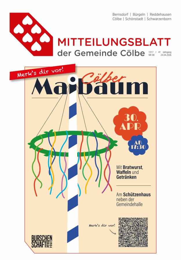 Cölbe Titelblatt 08/2026