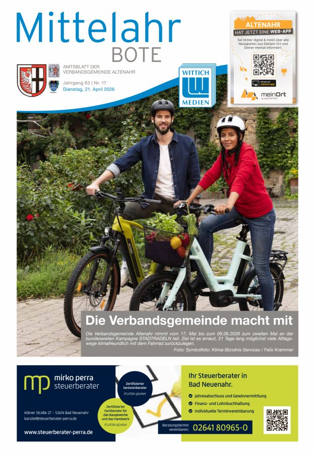 Mittelahr Bote Titelblatt 17/2026