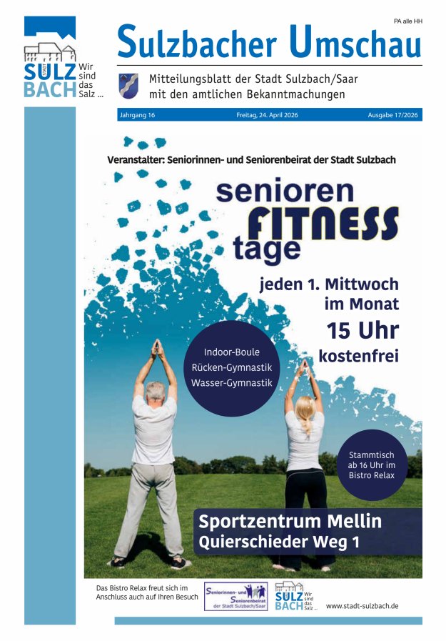 Sulzbacher Umschau Titelblatt 17/2026