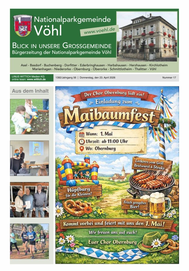 Blick in unsere Grossgemeinde Titelblatt 17/2026