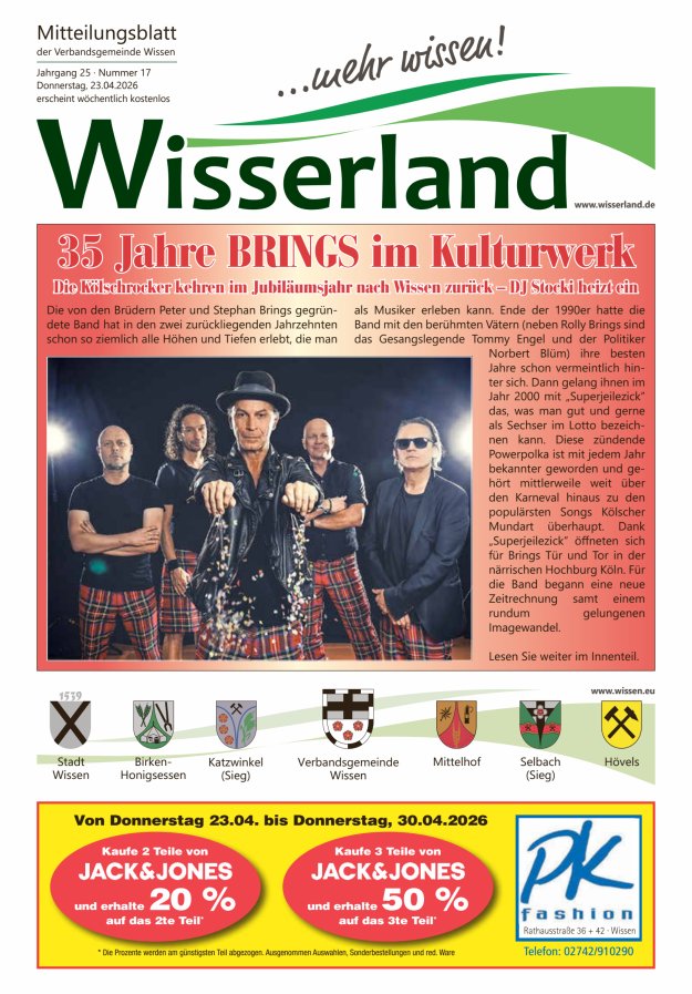 Mitteilungsblatt Wissen - Wisserland...mehr wissen! Titelblatt 17/2026