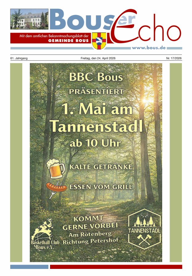 Bouser Echo Titelblatt 17/2026