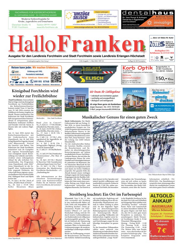 Hallo Franken Titelblatt 1226/2026