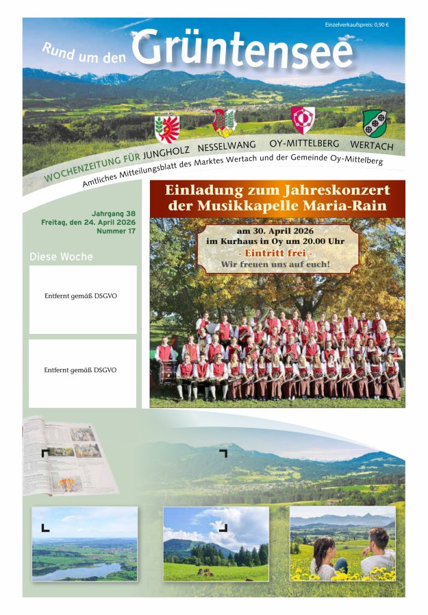 Rund um den Grüntensee Titelblatt 17/2026