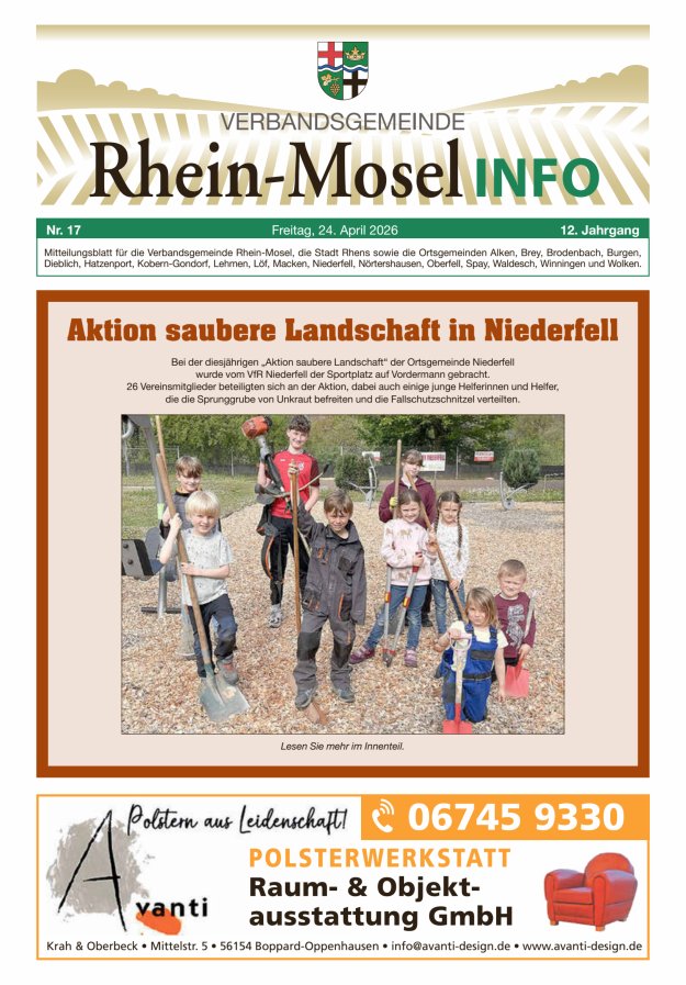 Rhein-Mosel Info Titelblatt 17/2026