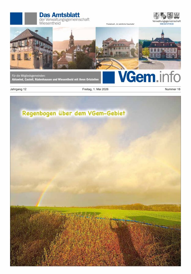 Wiesentheid Titelblatt 18/2026