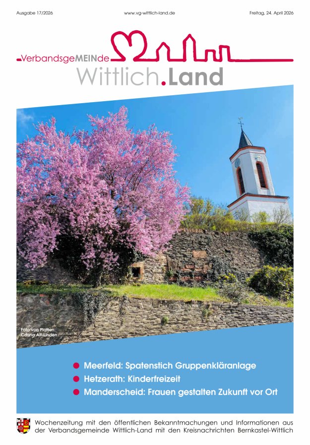Mein Wittlich.Land Titelblatt 17/2026