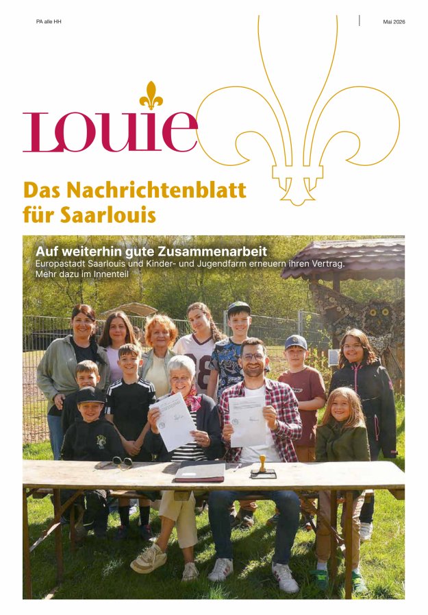 Louie - Nachrichtenblatt für Saarlouis Titelblatt 05/2026