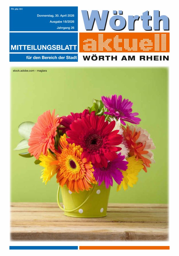 Wörth aktuell Titelblatt 18/2026