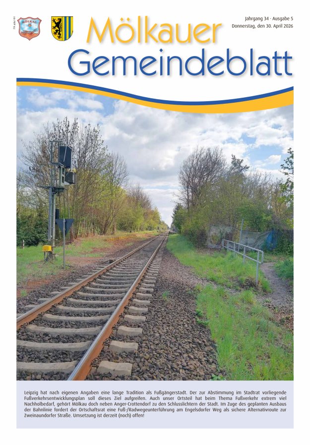 Mölkauer Gemeindeblatt Titelblatt 05/2026