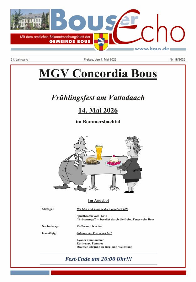 Bouser Echo Titelblatt 18/2026
