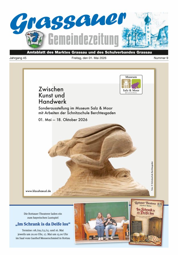 Grassauer Gemeindezeitung Titelblatt 09/2026