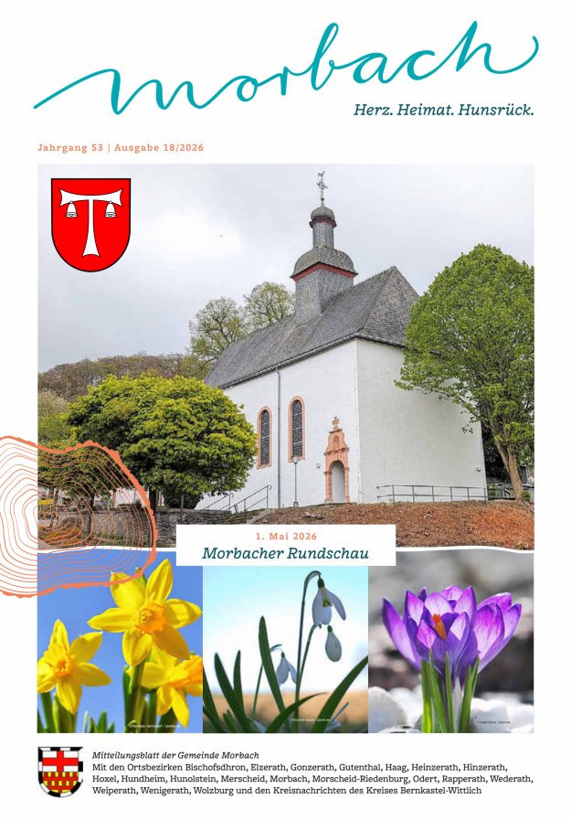 Morbacher Rundschau Titelblatt 18/2026