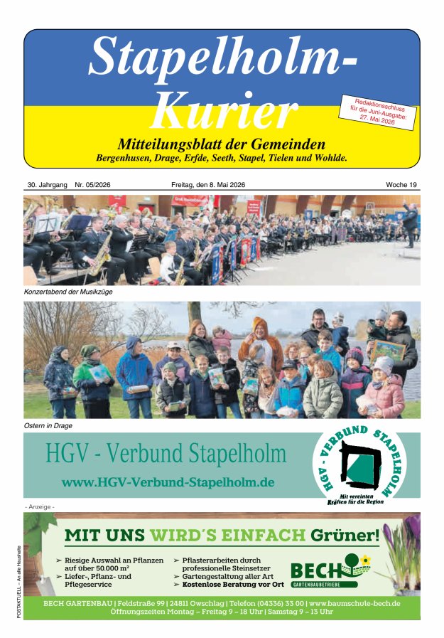 Stapelholm-Kurier Titelblatt 05/2026