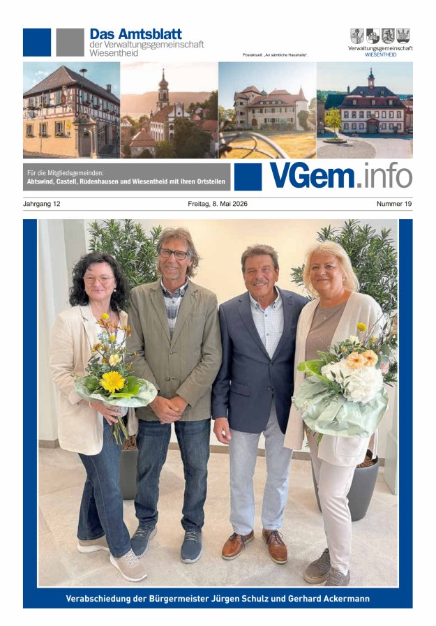 Wiesentheid Titelblatt 19/2026