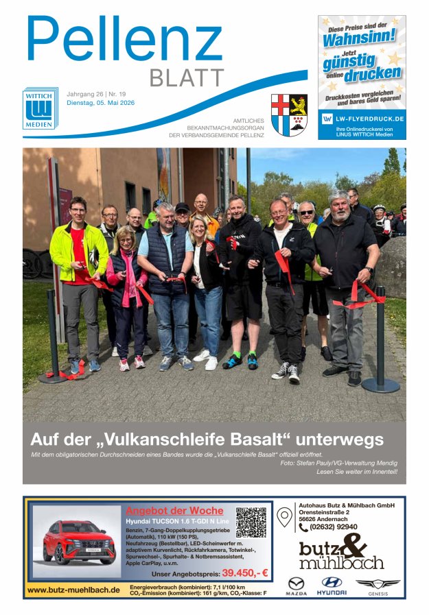 Pellenzblatt Titelblatt 19/2026