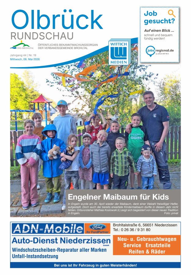Olbrück Rundschau Titelblatt 19/2026