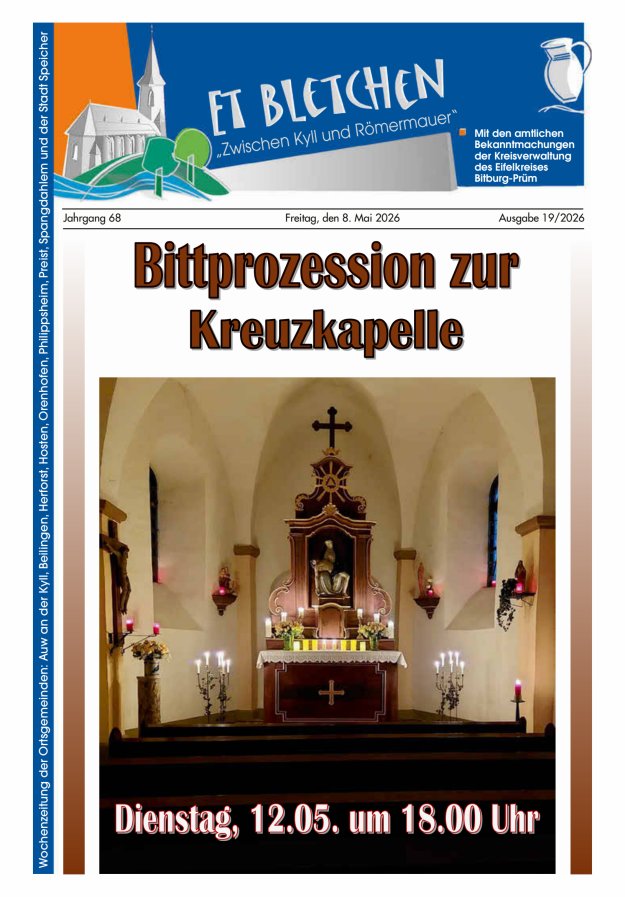 Et Bletchen VG Speicher Titelblatt 19/2026