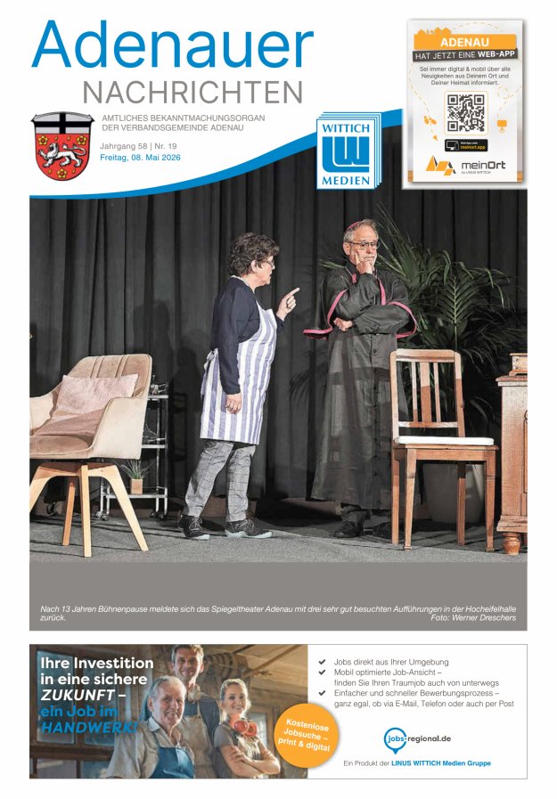 Adenauer Nachrichten Titelblatt 19/2026