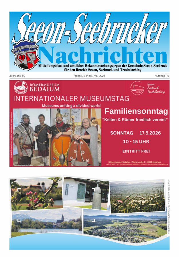 Seeon-Seebrucker Nachrichten Titelblatt 19/2026