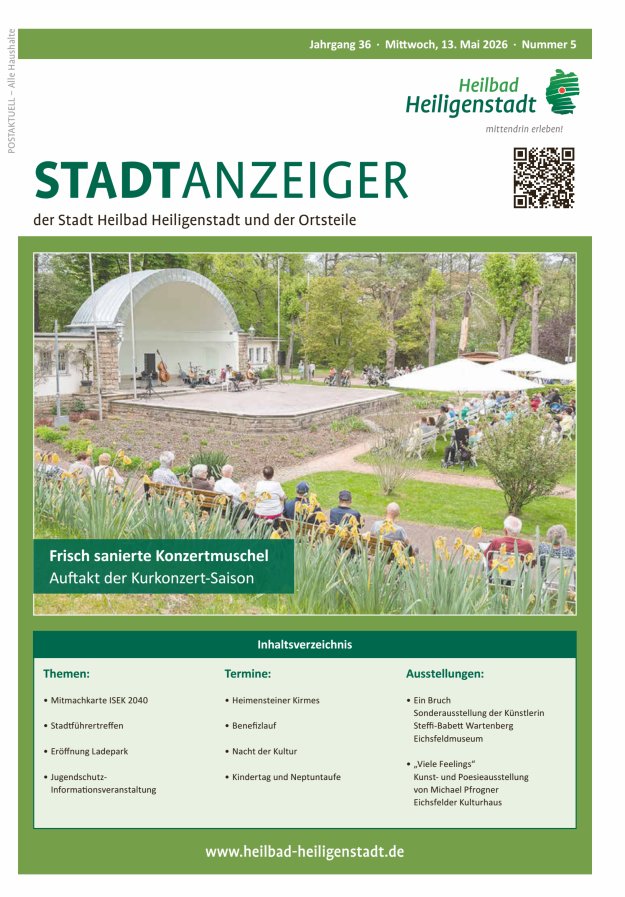 Heiligenstadt Anzeiger Titelblatt 05/2026