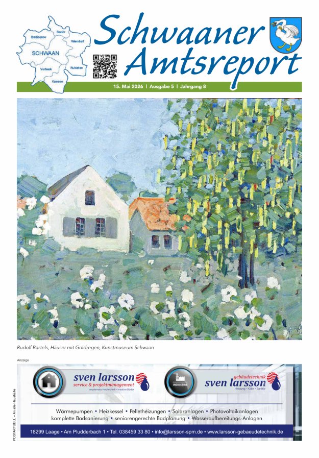 Schwaaner Amtsreport Titelblatt 05/2026