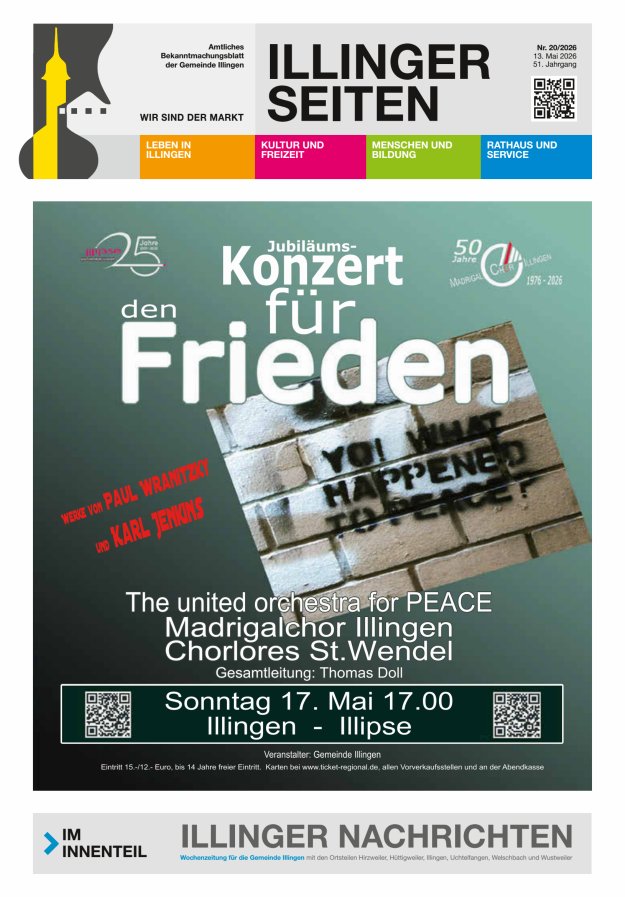 Illinger Seiten Titelblatt 20/2026