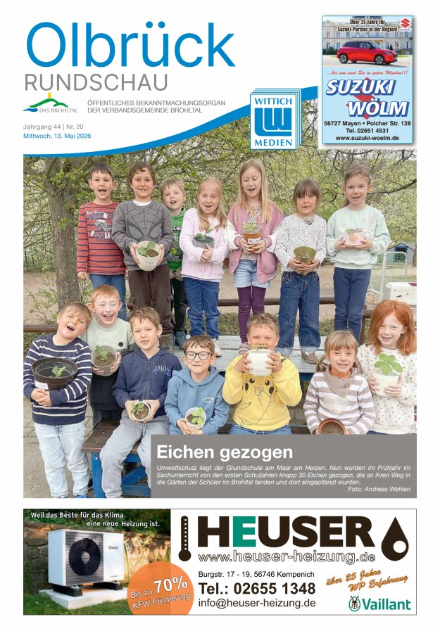 Olbrück Rundschau Titelblatt 20/2026
