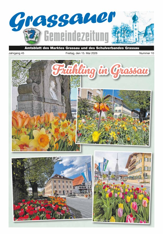 Grassauer Gemeindezeitung Titelblatt 10/2026
