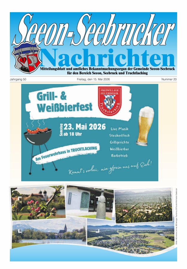 Seeon-Seebrucker Nachrichten Titelblatt 20/2026