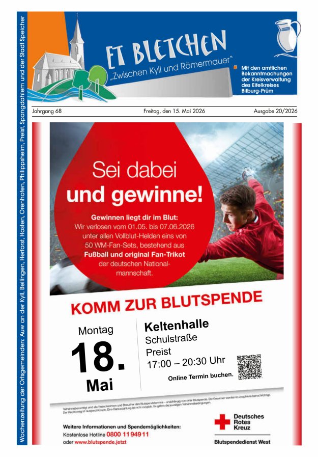 Et Bletchen VG Speicher Titelblatt 20/2026