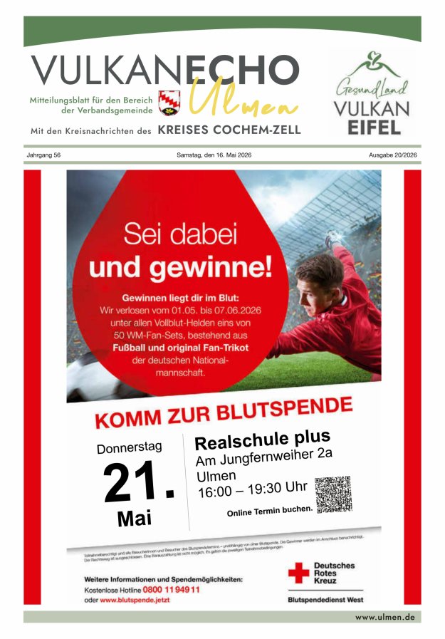 Vulkan Echo VG Ulmen Titelblatt 20/2026