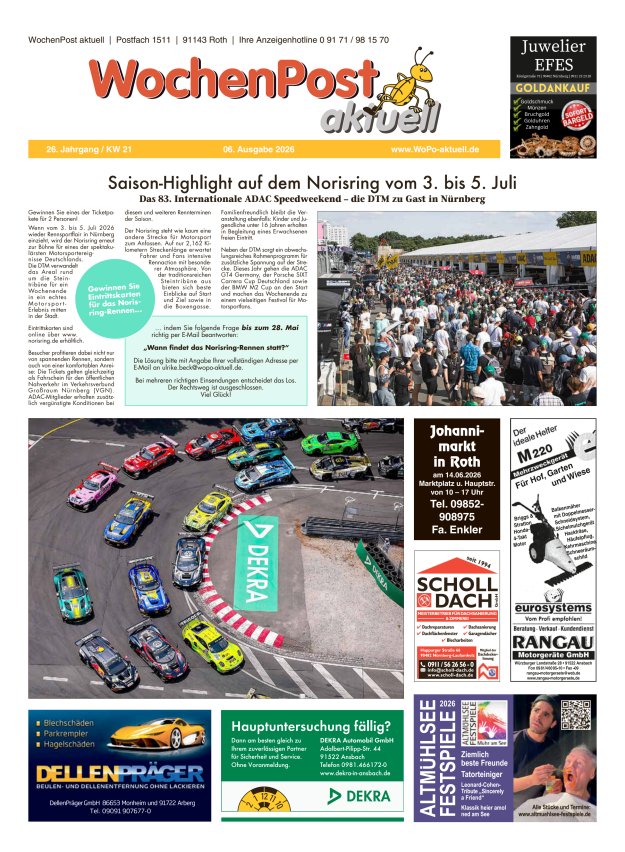 Wochenpost aktuell Titelblatt 06/2026