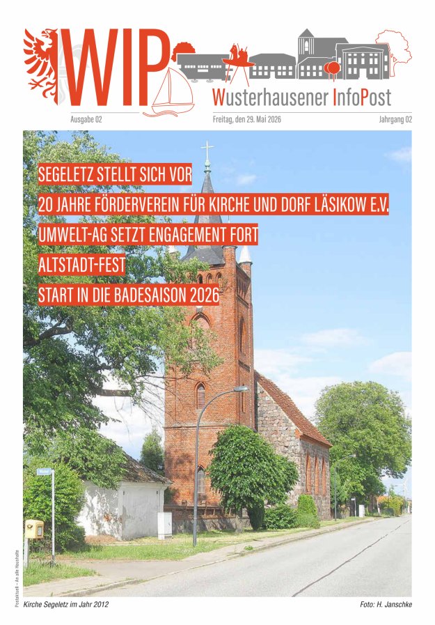 Wusterhausener InfoPost Titelblatt 02/2026